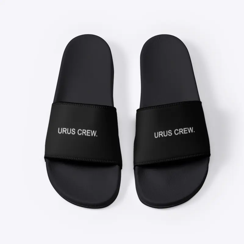 "URUS CREW" Black Slides